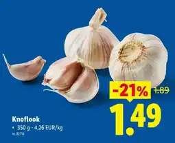 Lidl Knoflook aanbieding