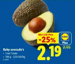 Lidl Baby-avocado's aanbieding