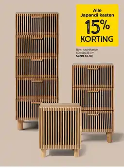 Xenos Japandi kasten aanbieding