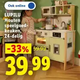 Lidl Houten speelgoed-keuken aanbieding
