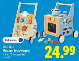 Lidl Houten loopwagen aanbieding