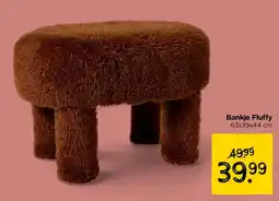 Xenos Bankje Fluffy aanbieding