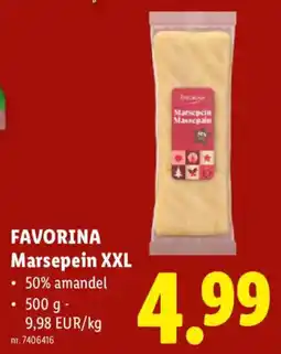 Lidl favorina marsepein xxl aanbieding