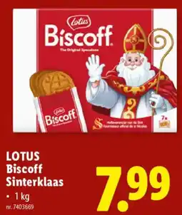 Lidl Lotus Biscoff Sinterklaas aanbieding