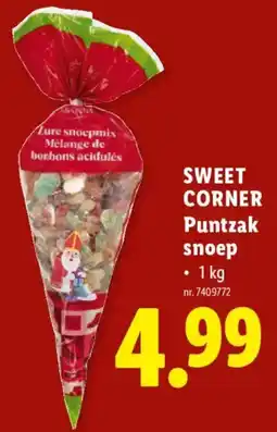 Lidl Sweet corner puntzak snoep aanbieding