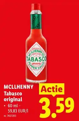 Lidl Mcllhenny tabasco original aanbieding