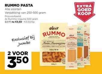 Jumbo Rummo Pasta aanbieding