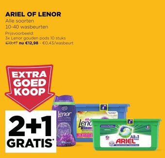 Jumbo Ariel of Lenor aanbieding