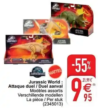 Cora Jurassic world attaque duel - duel aanval aanbieding