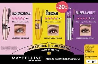 Di Mascara the colossal volum` express aanbieding