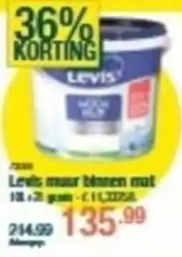 Cevo Levis muur binnen mat aanbieding