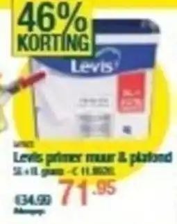 Cevo Levis primer muur & plafond aanbieding