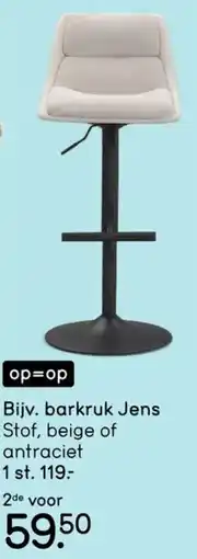 Leen Bakker barkruk jens aanbieding