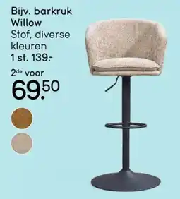 Leen Bakker barkruk willow aanbieding