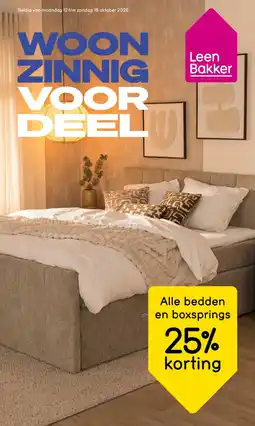 Leen Bakker Alle bedden en boxsprings aanbieding
