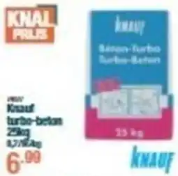 Cevo Knauf turbo-beton aanbieding