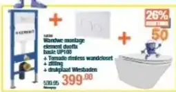 Cevo Wandwc montage element daofix basic UP100 aanbieding