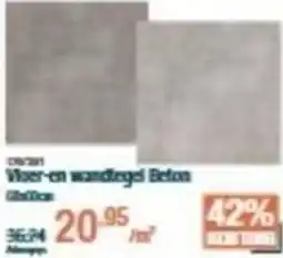 Cevo Vloer-en wandlegel Beton aanbieding