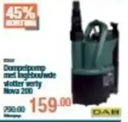 Cevo Dompelpomp met ingebouwde vlotter werty nova 200 aanbieding