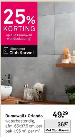Karwei Dumawall+ Orlando aanbieding
