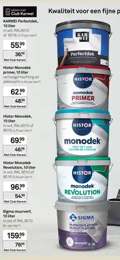 Karwei Histor Monodek Revolution aanbieding