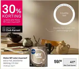 Karwei Histor my color muurverf aanbieding