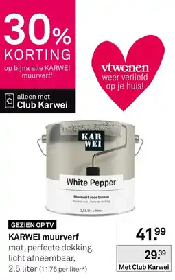 Karwei Karwei muurverf aanbieding