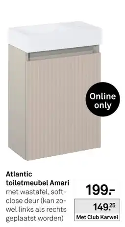 Karwei Atlantic toiletmeubel Amari aanbieding