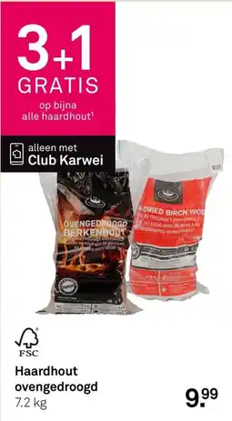Karwei Haardhout ovengedroogd aanbieding