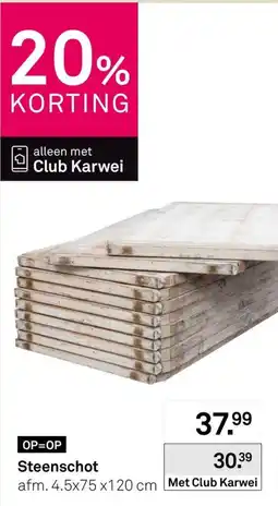 Karwei Steen schot aanbieding