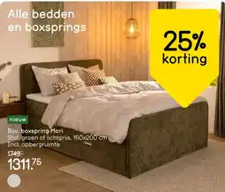 Leen Bakker bed en boxspring aanbieding