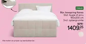 Bijv. boxspring Kanso