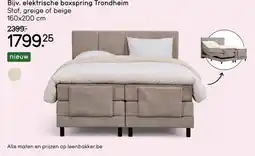 Leen Bakker elektrische boxspring Trondheim aanbieding