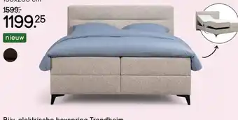 Leen Bakker Bijx elektrische boxspring Trondheim aanbieding