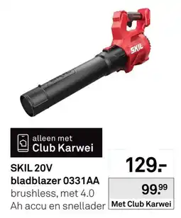 Karwei Skil 20v bladblazer aanbieding