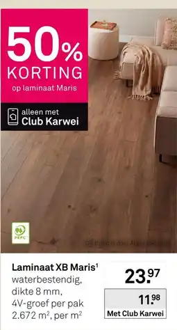 Karwei Laminaat XB Maris aanbieding
