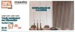 Cevo Trendy wandpaneel met lattenmotief aanbieding