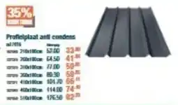Cevo Profielplaat anti condens aanbieding