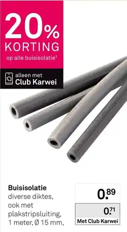 Karwei Buisisolatie aanbieding