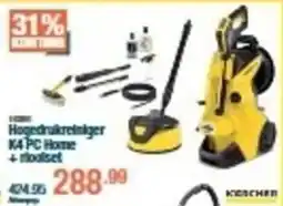 Cevo Hogedrukreiniger K4 PC Home + rioolset aanbieding