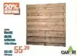Cevo Recht dicht scherm aanbieding