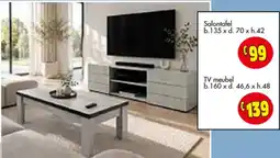 Budget Meubelen Salontafel aanbieding