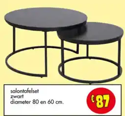 Budget Meubelen salontafelset aanbieding