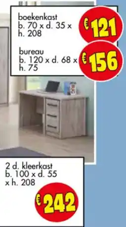 Budget Meubelen boekenkast aanbieding