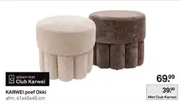 Karwei karwei poef okki aanbieding