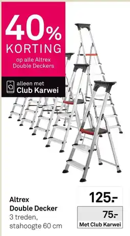Karwei Altrex Double Decker aanbieding