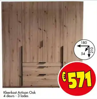 Kleerkast Artisan Oak