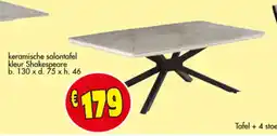Budget Meubelen keramische salontafel aanbieding