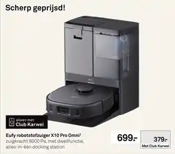 Karwei Eufy robotstofzuiger X10 Pro Omni2 aanbieding