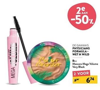 Di Mascara mega volume very black aanbieding